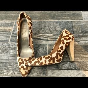 Nicole calfhair heels 7